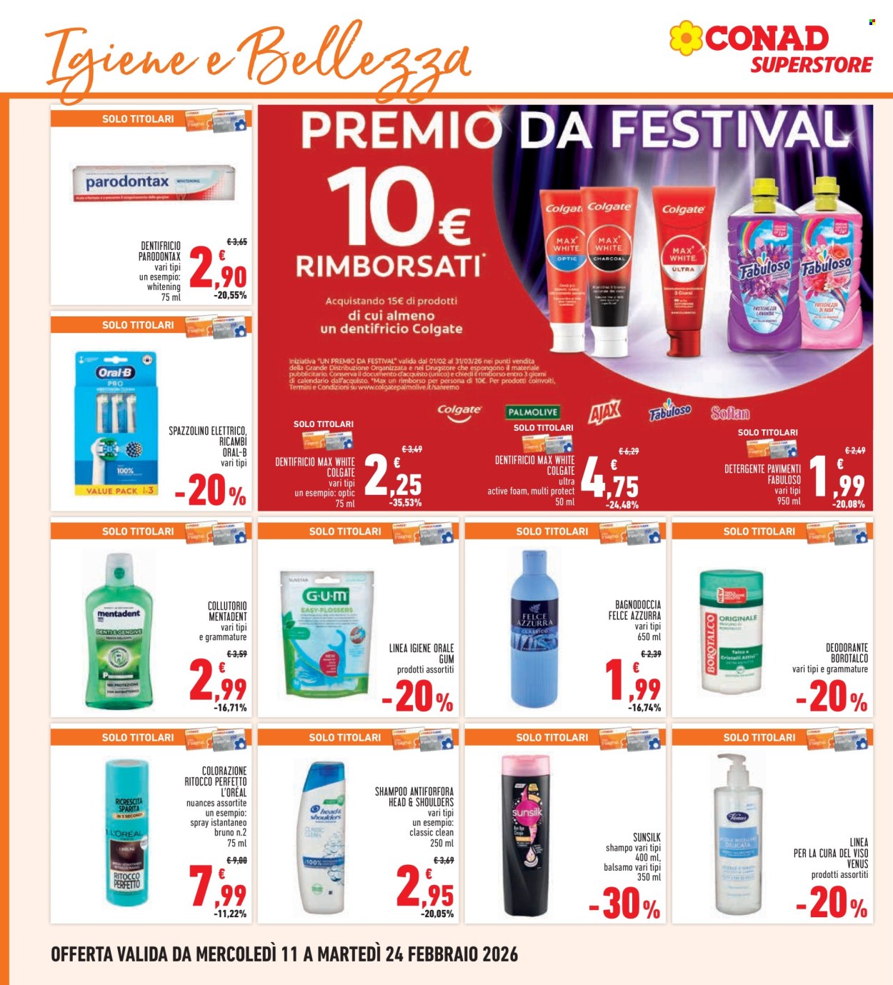 Volantino Conad - 11/2/2026 - 24/2/2026. Pagina 24