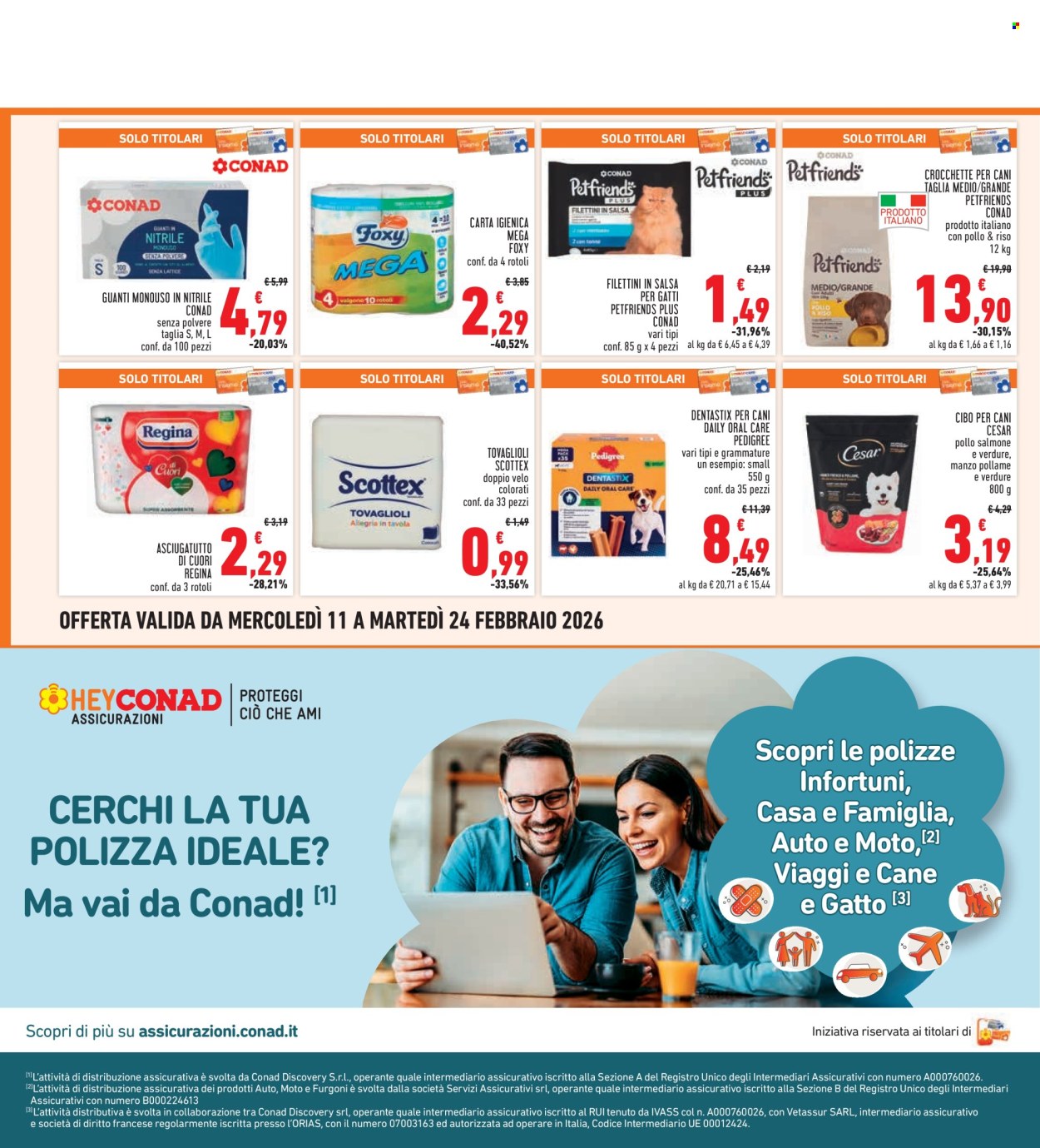 Volantino Conad - 11/2/2026 - 24/2/2026. Pagina 26