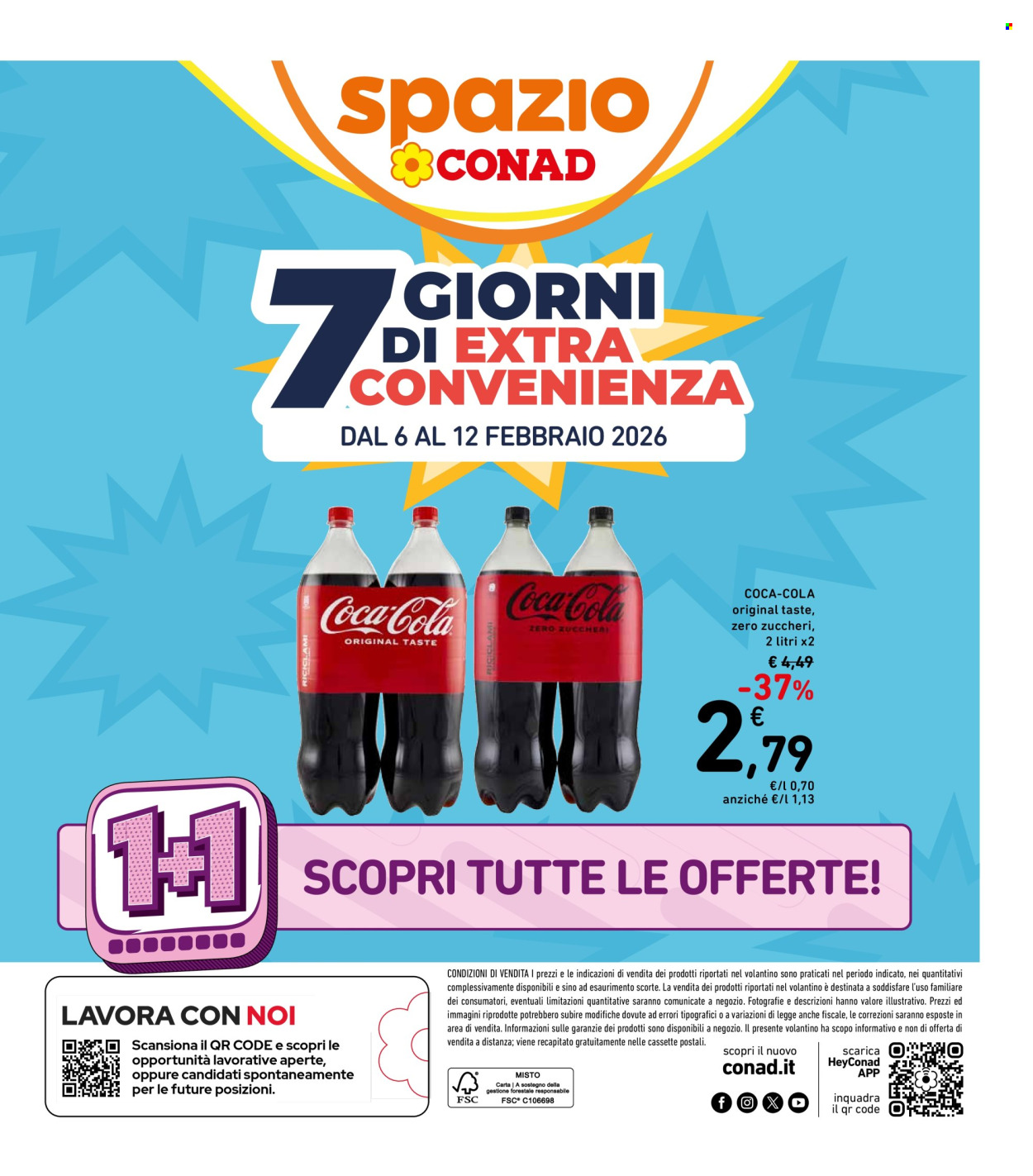 Volantino Spazio Conad - 6/2/2026 - 12/2/2026. Pagina 1
