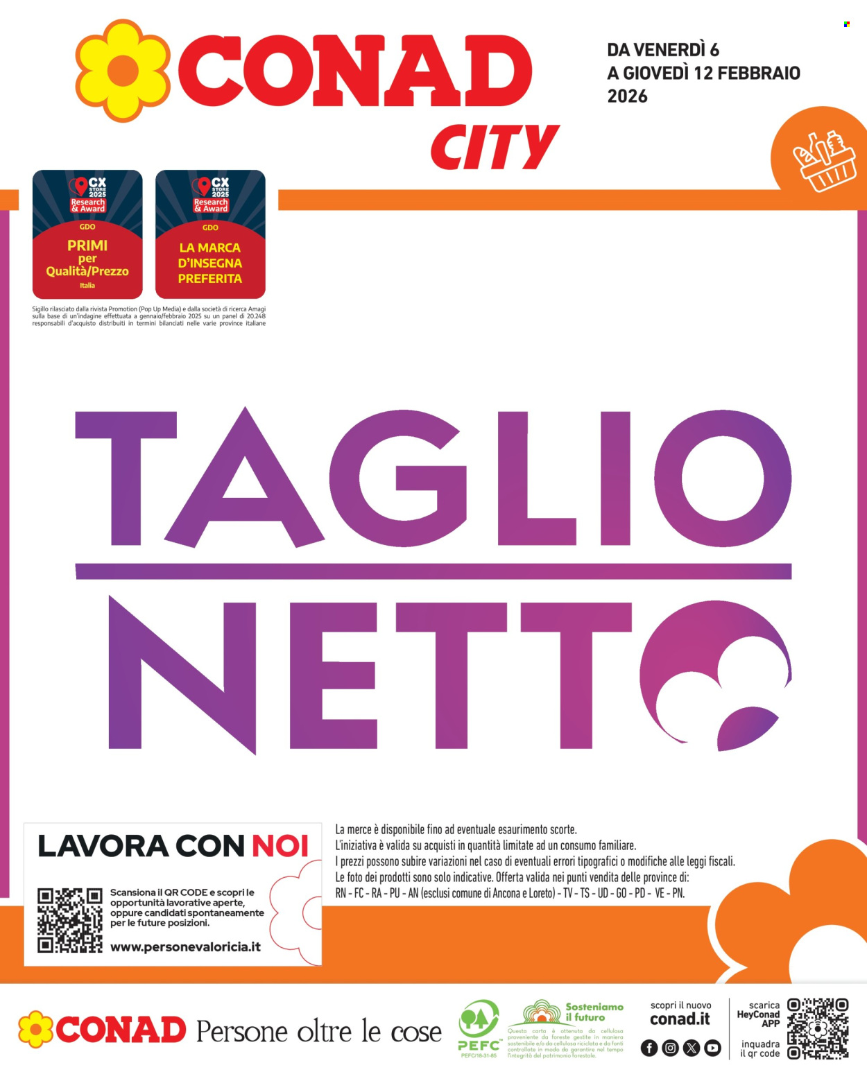 Volantino Conad City - 6/2/2026 - 12/2/2026. Pagina 1
