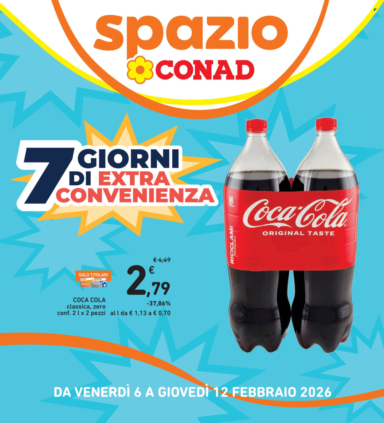 Volantino Spazio Conad - 6/2/2026 - 12/2/2026. Pagina 1