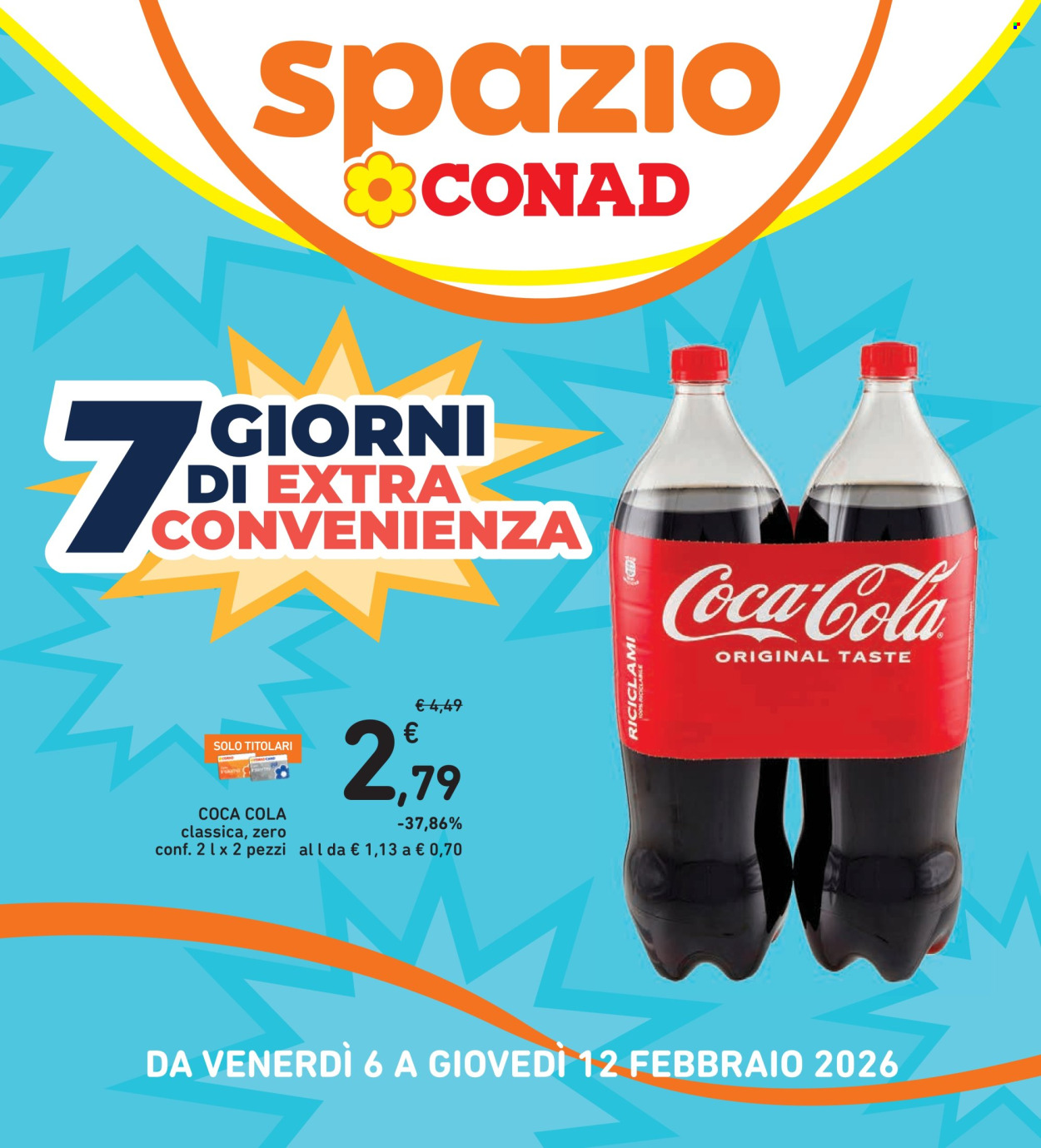 Volantino Spazio Conad - 6/2/2026 - 12/2/2026. Pagina 1