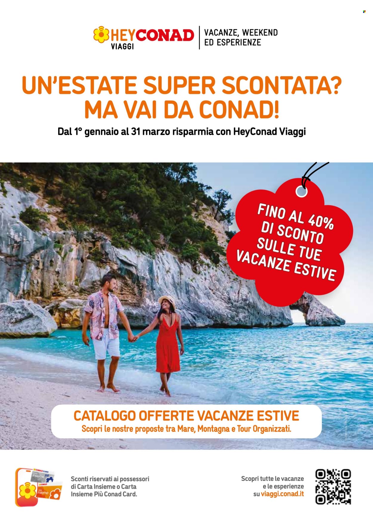 Volantino Conad - 1/1/2026 - 31/3/2026. Pagina 1