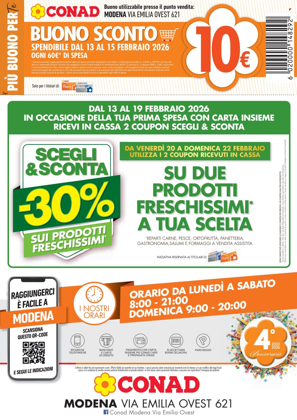 Volantino Conad - 12/2/2026 - 25/2/2026. Pagina 4