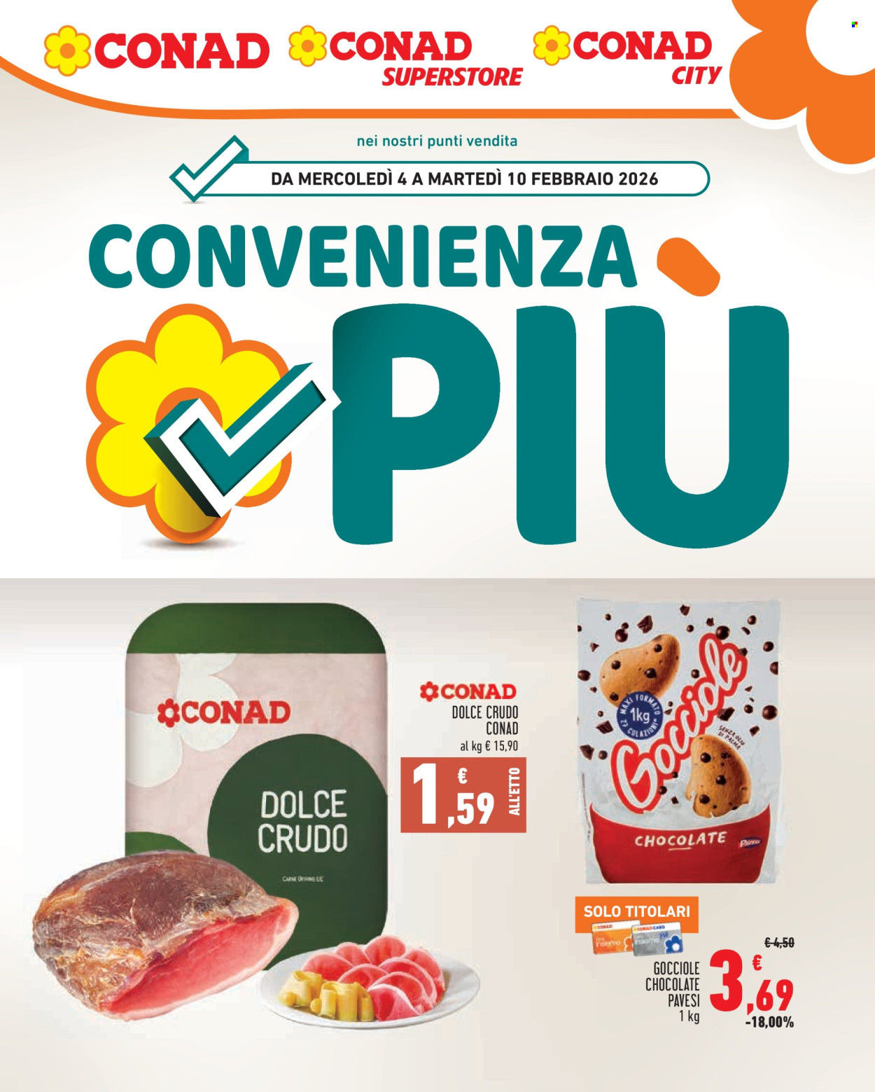 Volantino Conad - 4/2/2026 - 10/2/2026. Pagina 1