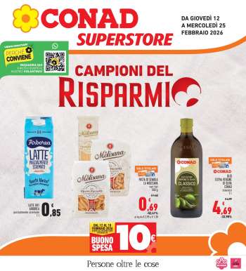 Volantino Conad Superstore - 12/2/2026 - 25/2/2026.