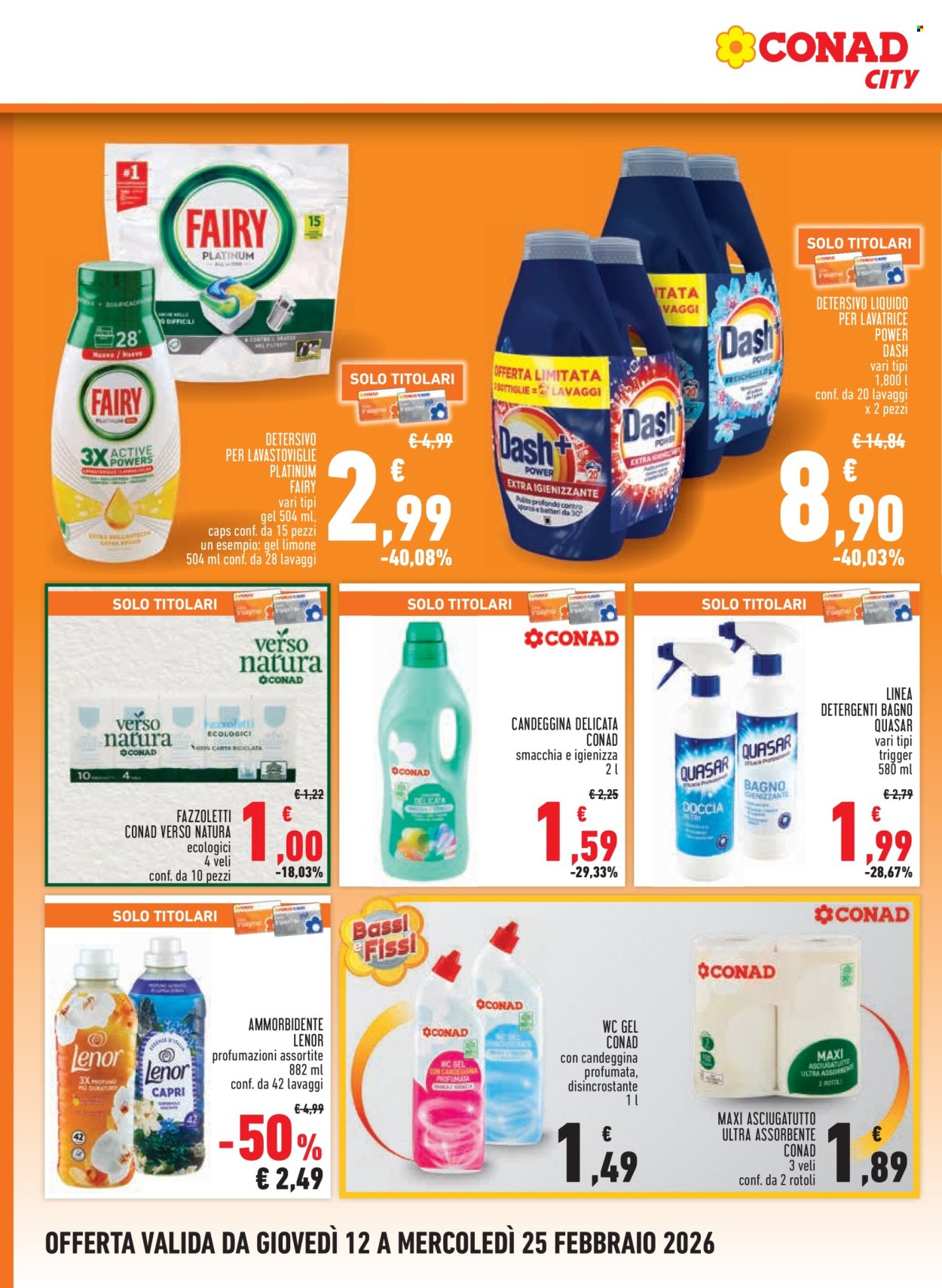 Volantino Conad City - 12/2/2026 - 25/2/2026. Pagina 18