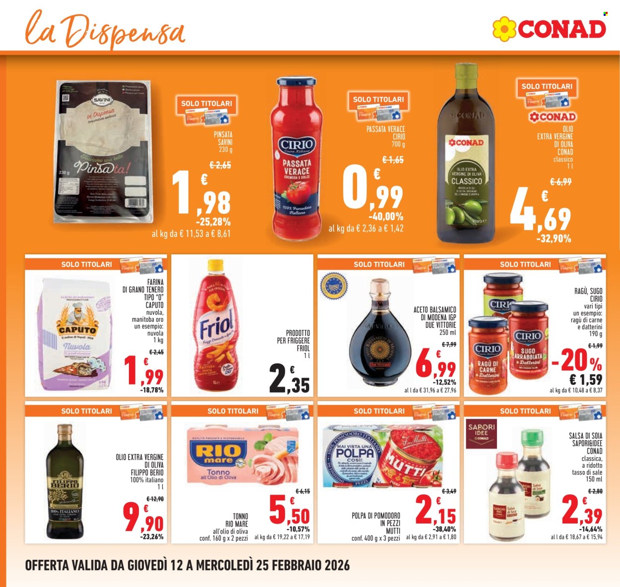 Volantino Conad - 12/2/2026 - 25/2/2026. Pagina 14