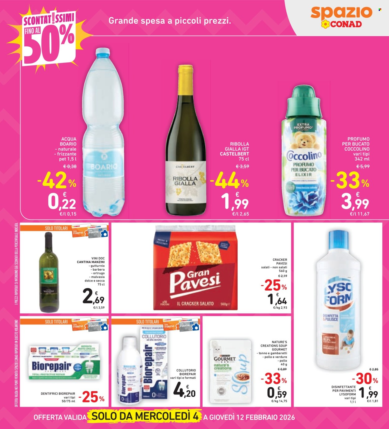 Volantino Spazio Conad - 4/2/2026 - 12/2/2026. Pagina 4