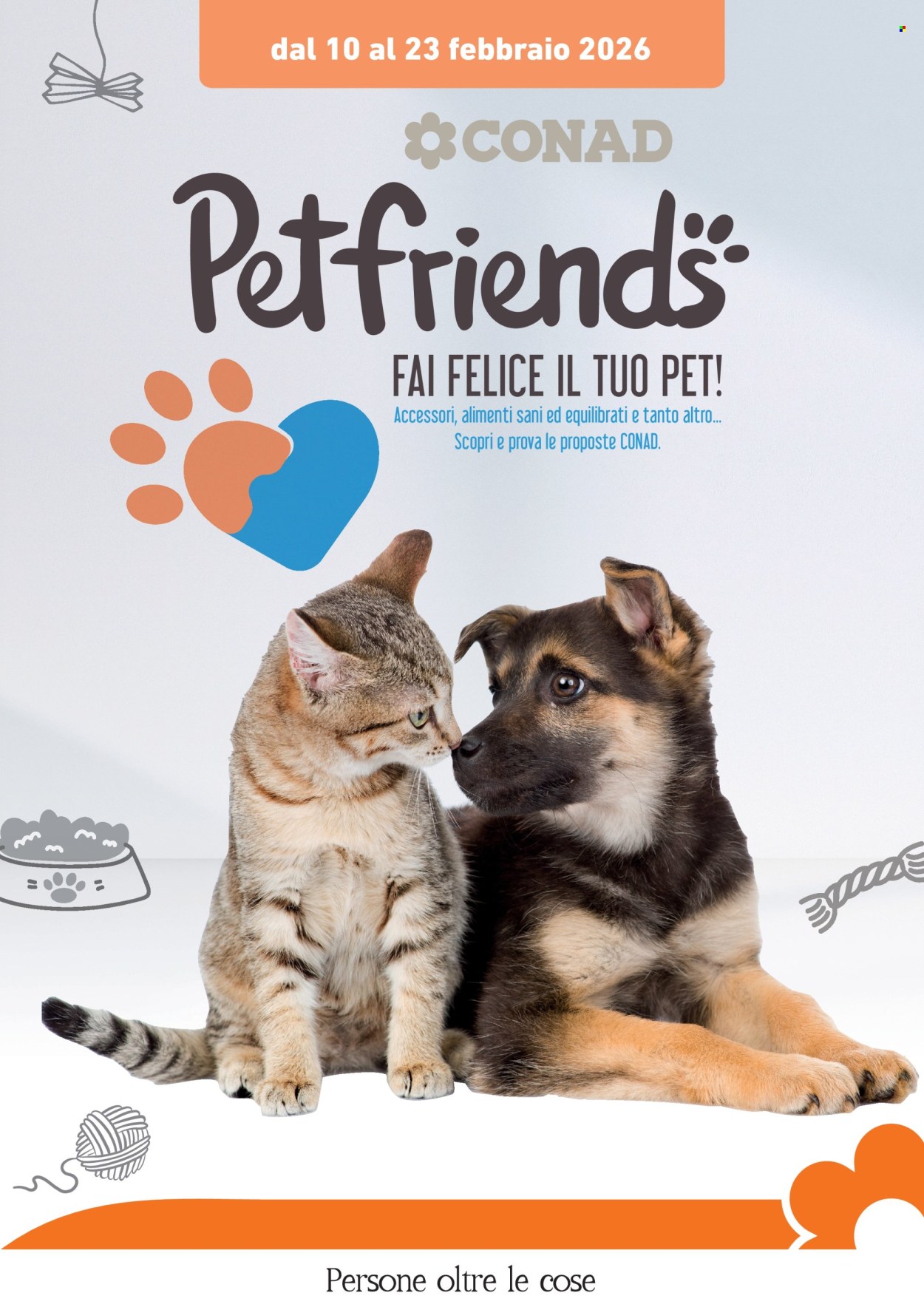 Volantino Conad - 10/2/2026 - 23/2/2026. Pagina 1