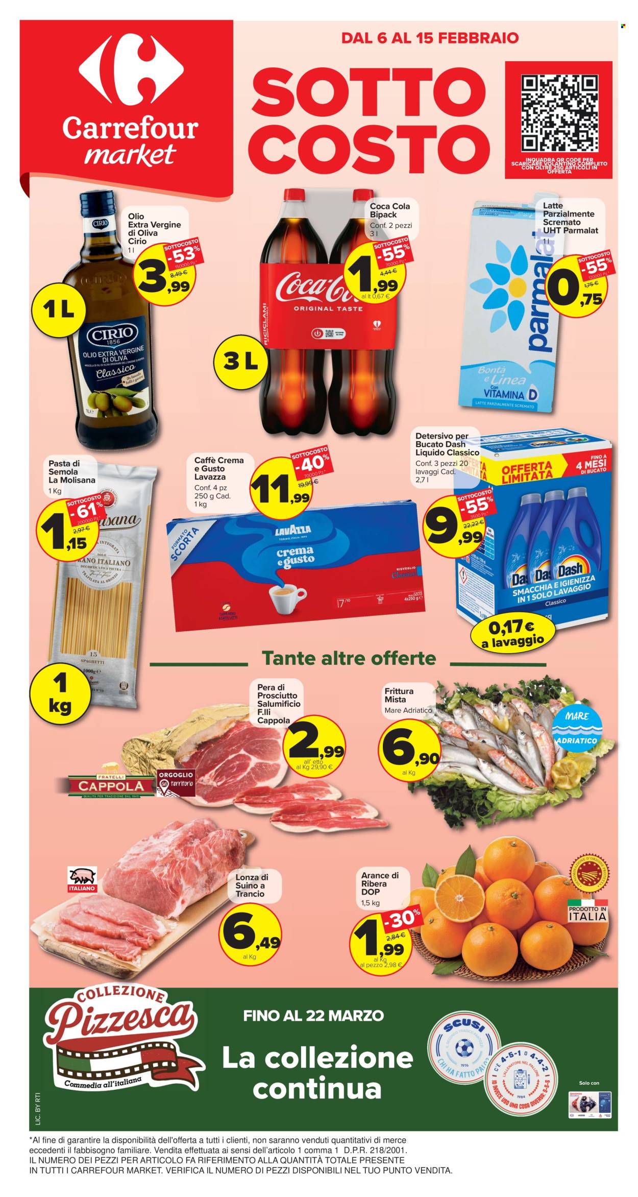 Volantino Carrefour - 6/2/2026 - 15/2/2026. Pagina 1