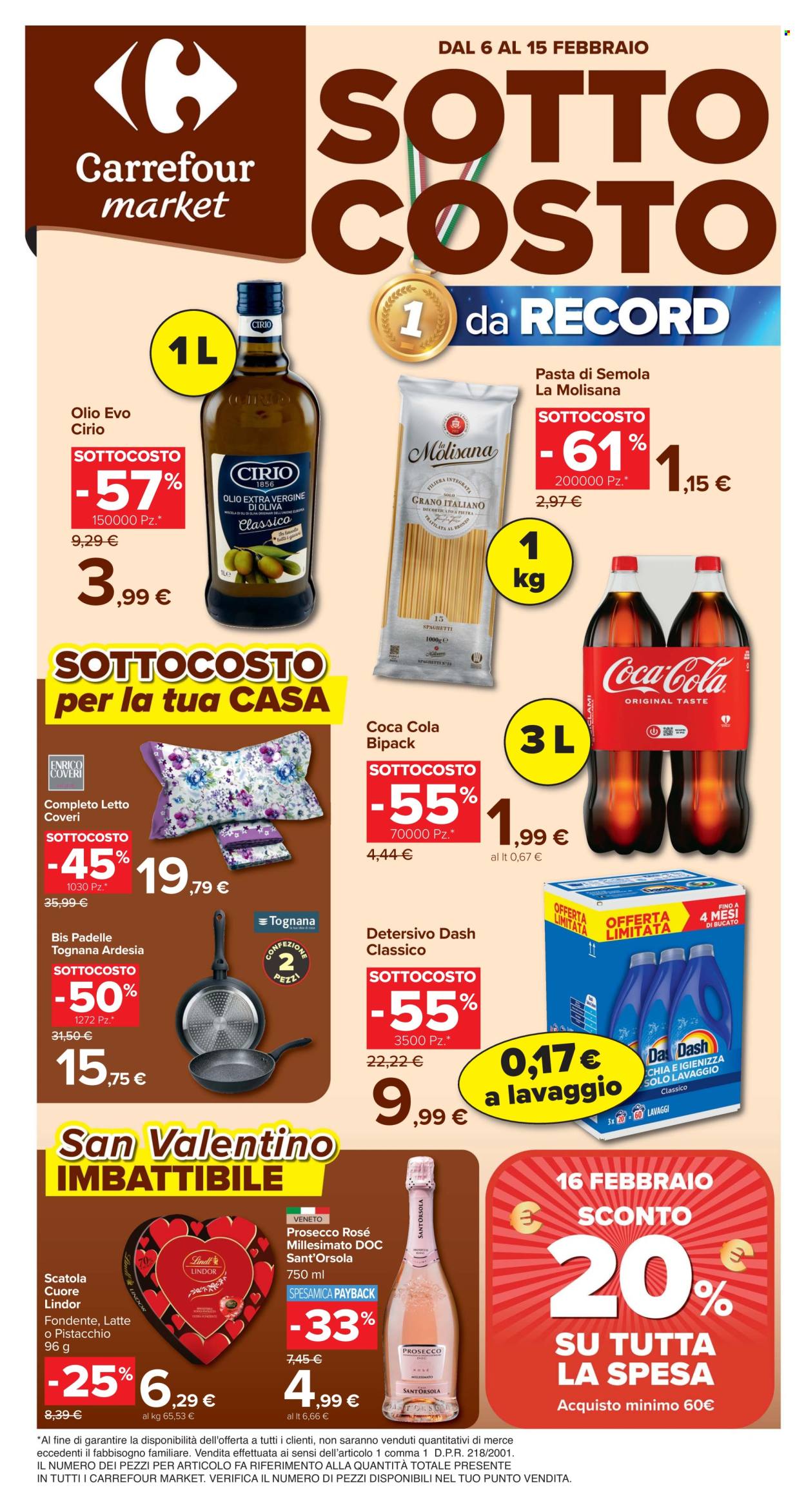 Volantino Carrefour - 6/2/2026 - 15/2/2026. Pagina 1