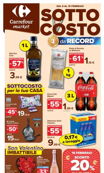 Volantino Carrefour - 6/2/2026 - 15/2/2026.