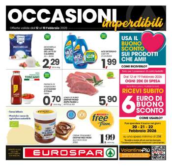 Volantino Eurospar - 12/2/2026 - 19/2/2026.