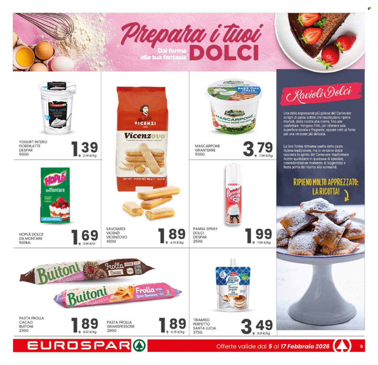 Volantino Eurospar - 12/2/2026 - 19/2/2026. Pagina 34