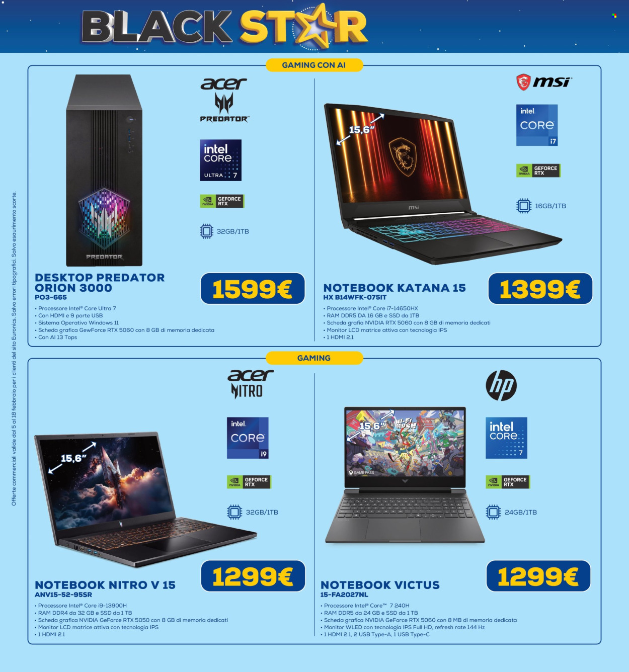 Volantino Euronics - 5/2/2026 - 18/2/2026. Pagina 9