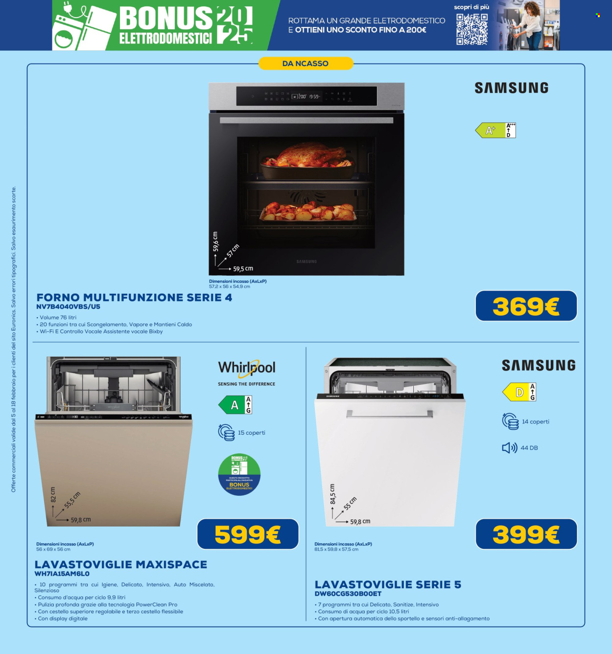 Volantino Euronics - 5/2/2026 - 18/2/2026. Pagina 37