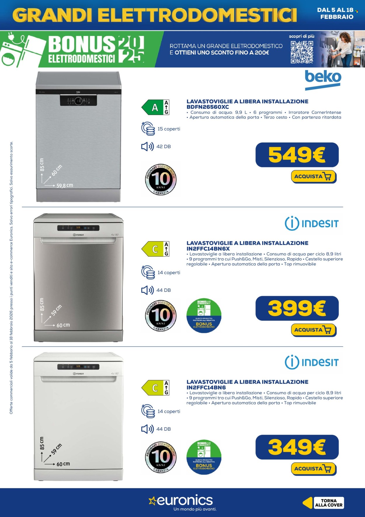 Volantino Euronics - 5/2/2026 - 18/2/2026. Pagina 6