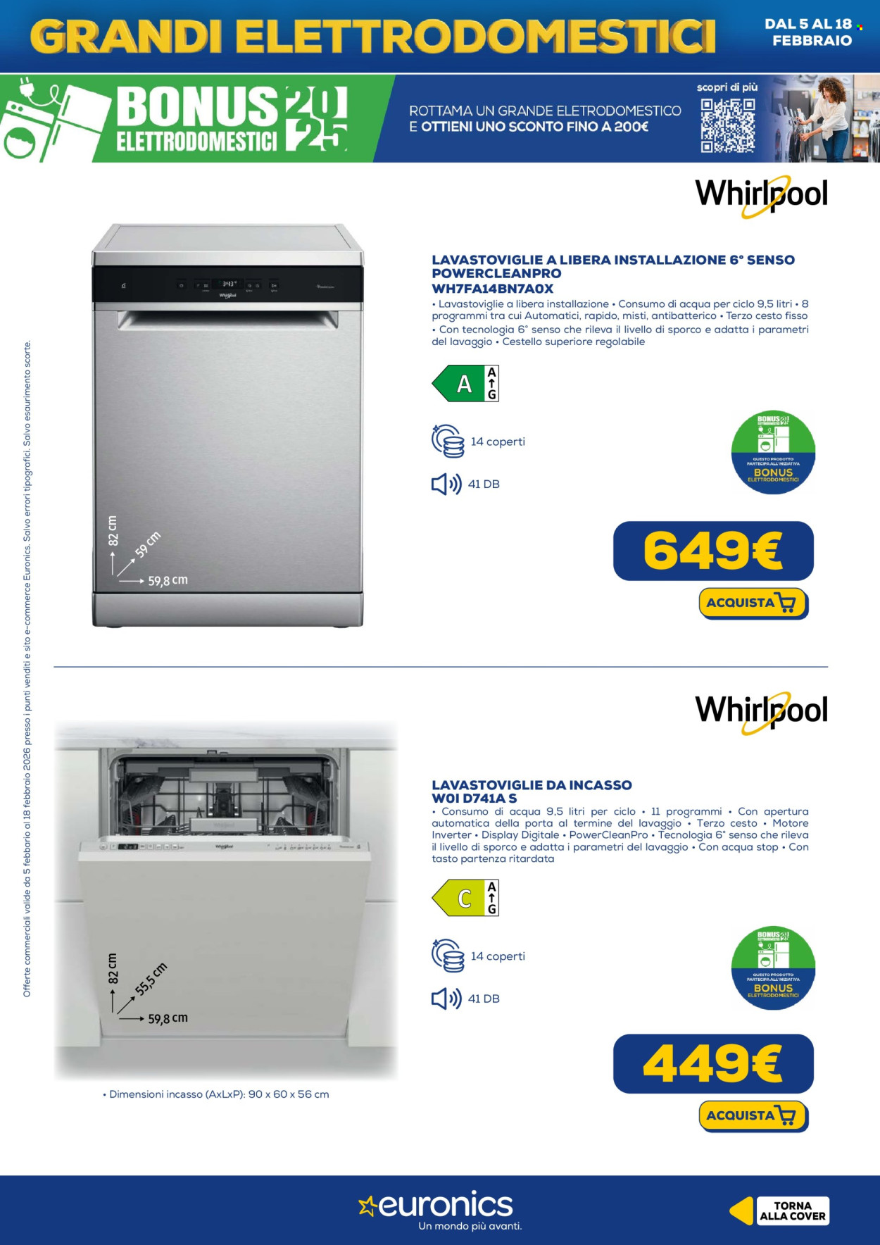 Volantino Euronics - 5/2/2026 - 18/2/2026. Pagina 7