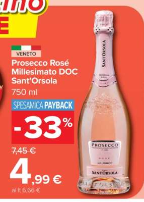 Prosecco Rosé Millesimato DOC Sant’Orsola