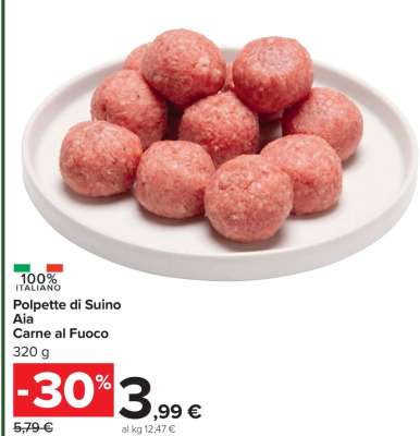 Polpette di Suino Aia Carne al Fuoco