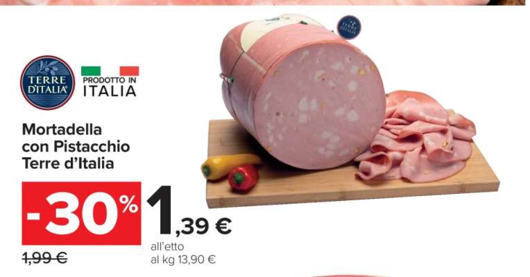 Mortadella con Pistacchio Terre d’Italia