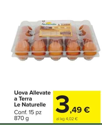 Uova Allevate a Terra Le Naturelle