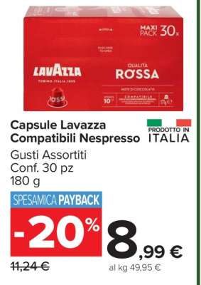 Capsule Lavazza Compatibili Nespresso