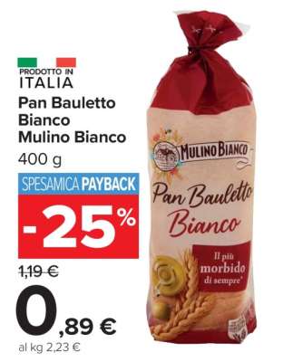 Pan Bauletto Bianco Mulino Bianco