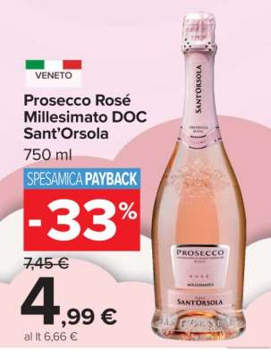 Prosecco Rosé Millesimato DOC Sant’Orsola
