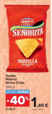 Tortilla Natural Amica Chips