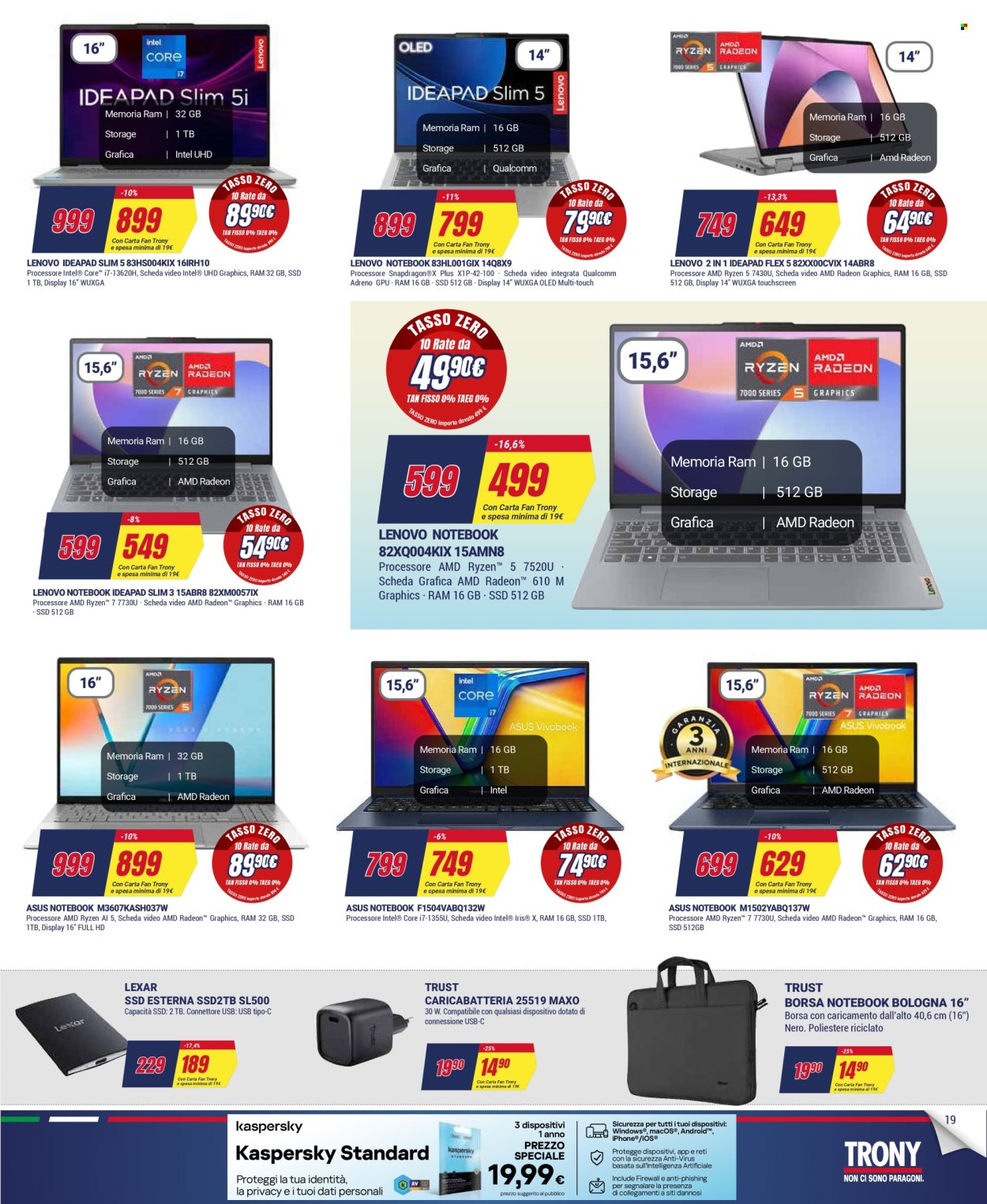 Volantino Trony - 5/2/2026 - 18/2/2026. Pagina 19