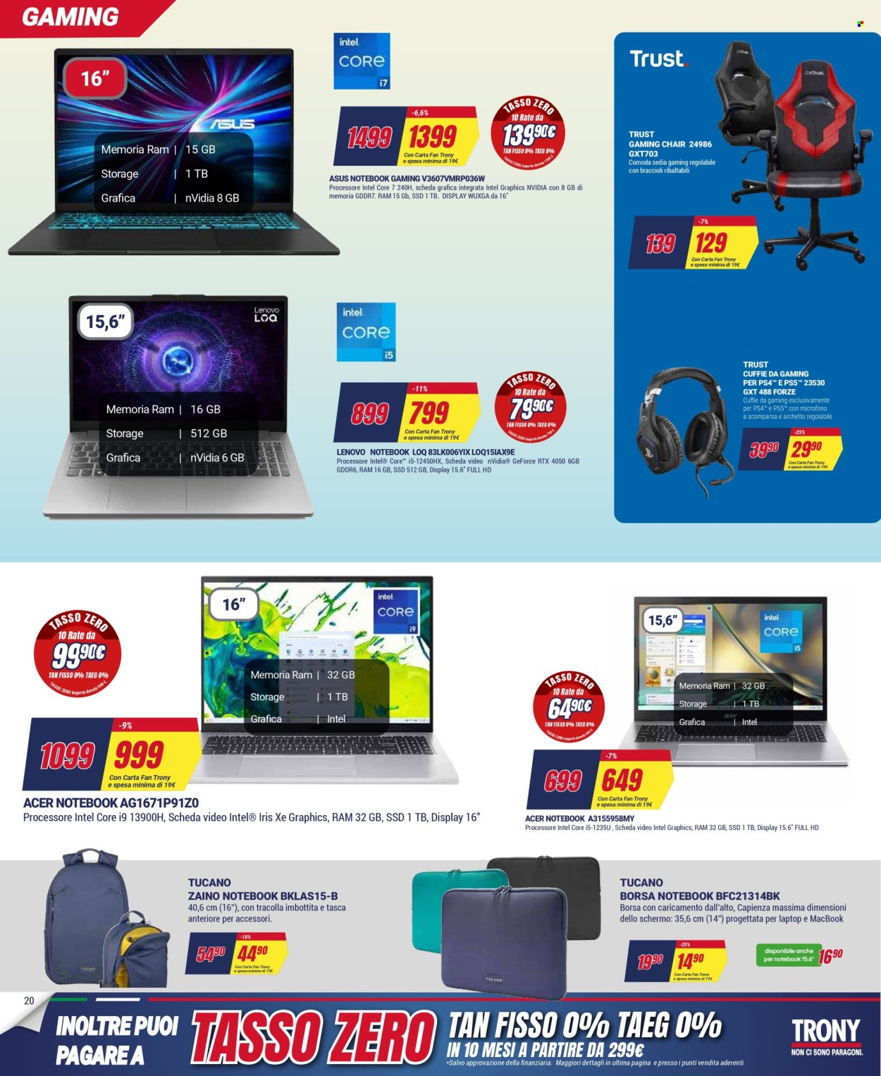 Volantino Trony - 5/2/2026 - 18/2/2026. Pagina 20
