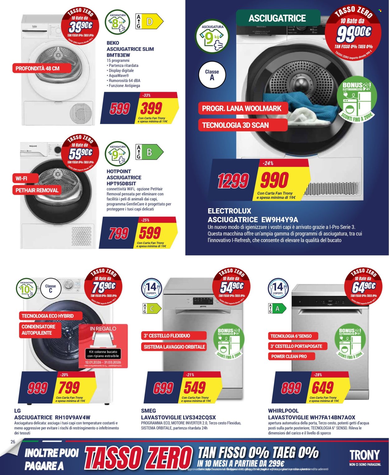 Volantino Trony - 5/2/2026 - 18/2/2026. Pagina 26