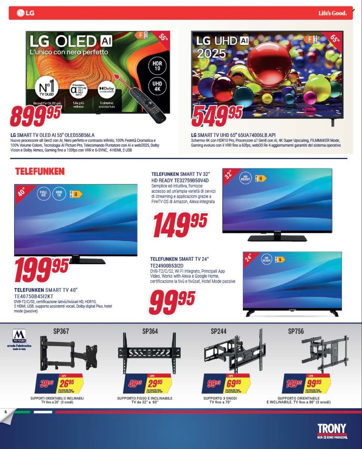 Volantino Trony - 5/2/2026 - 18/2/2026. Pagina 6