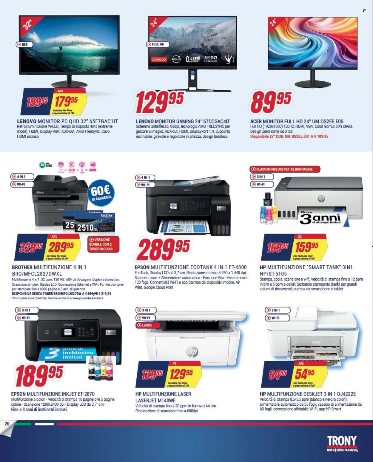 Volantino Trony - 5/2/2026 - 18/2/2026. Pagina 20