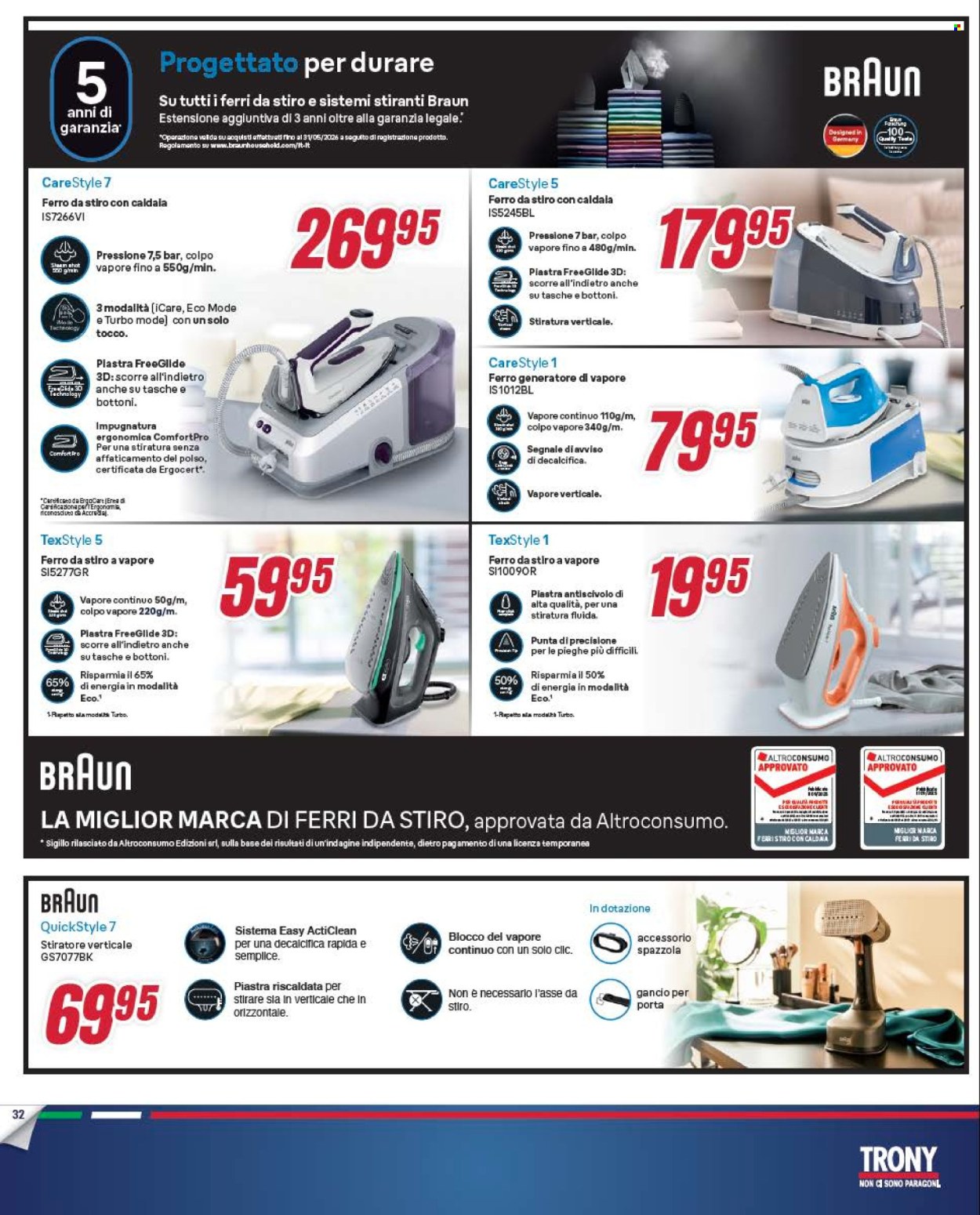 Volantino Trony - 5/2/2026 - 18/2/2026. Pagina 32