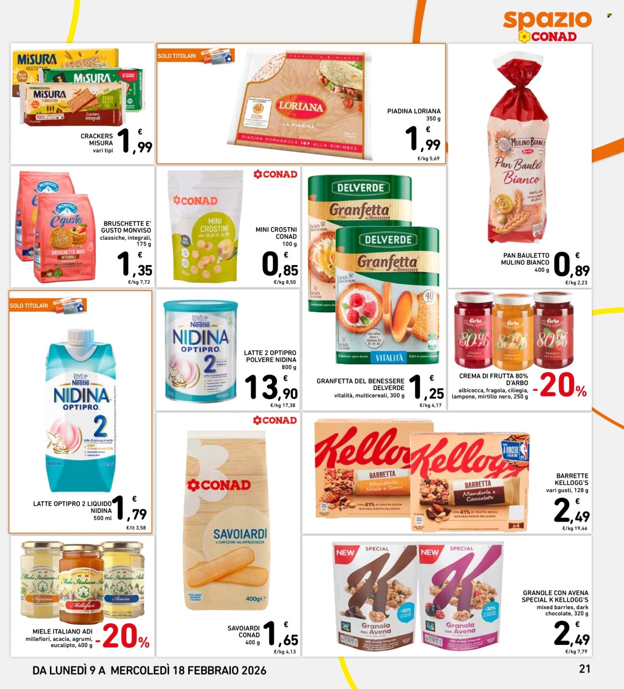 Volantino Spazio Conad - 9/2/2026 - 18/2/2026. Pagina 21