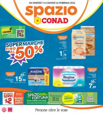 Volantino Spazio Conad - 13/2/2026 - 26/2/2026.