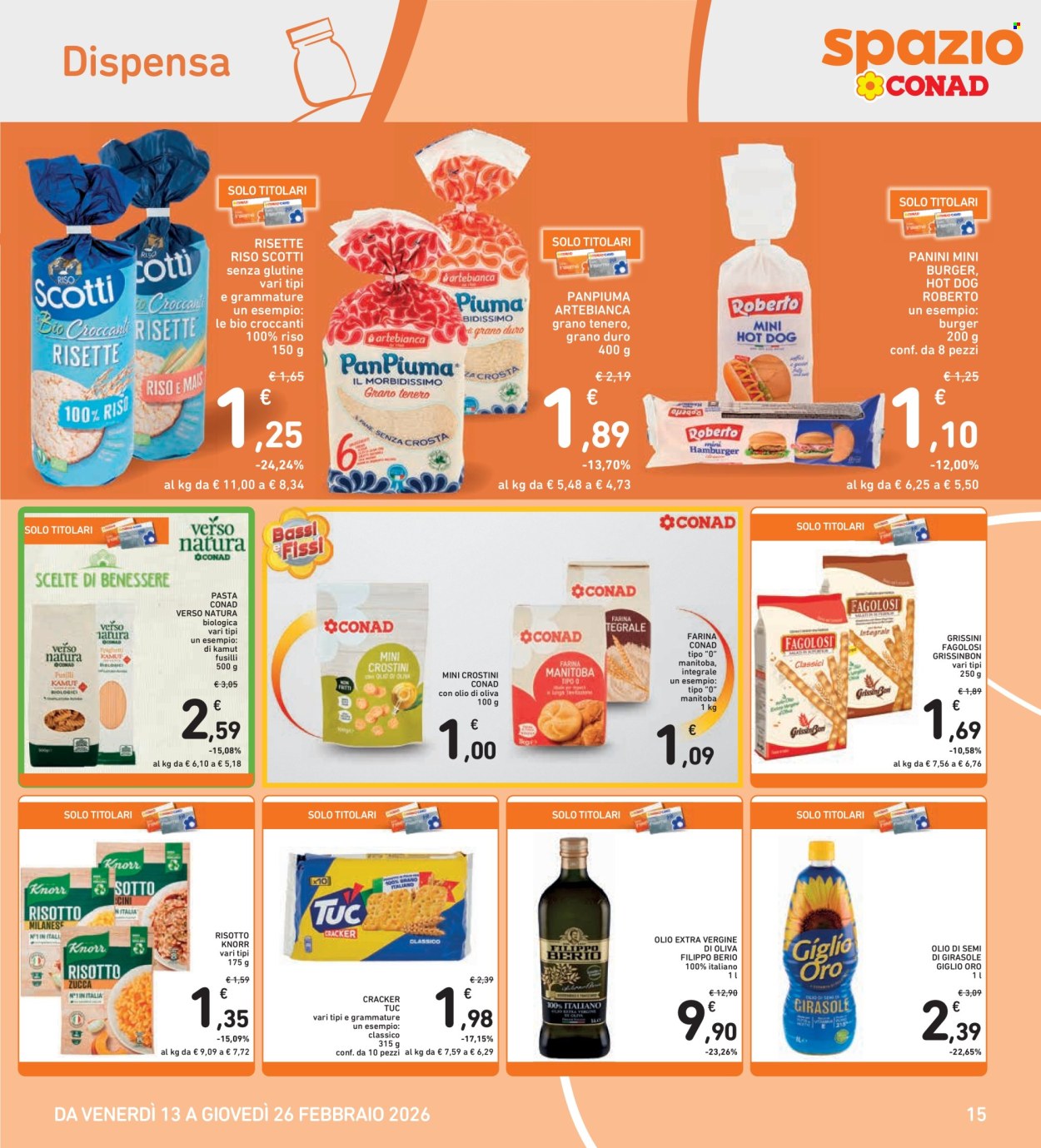 Volantino Spazio Conad - 13/2/2026 - 26/2/2026. Pagina 15