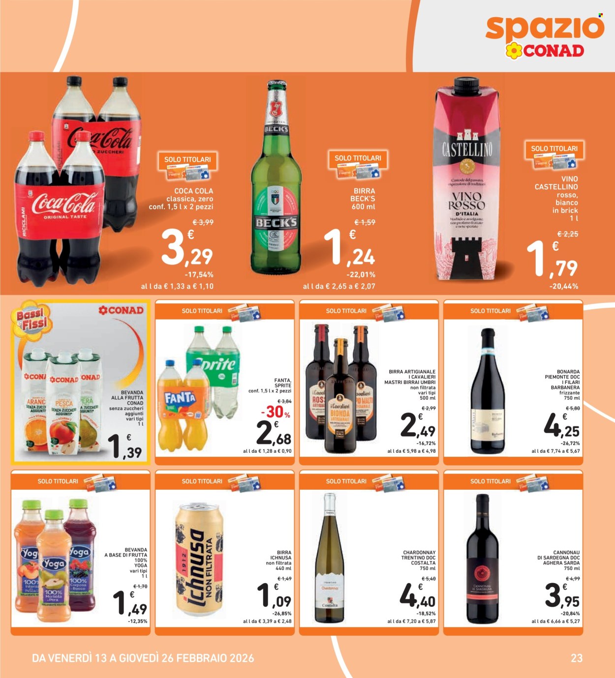Volantino Spazio Conad - 13/2/2026 - 26/2/2026. Pagina 23