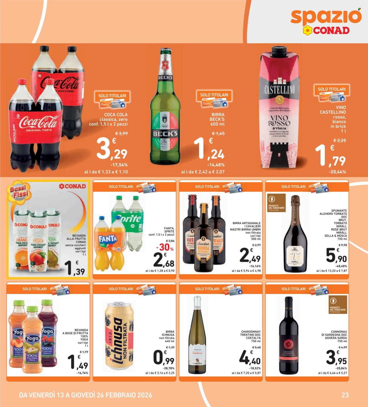 Volantino Spazio Conad - 13/2/2026 - 26/2/2026. Pagina 23