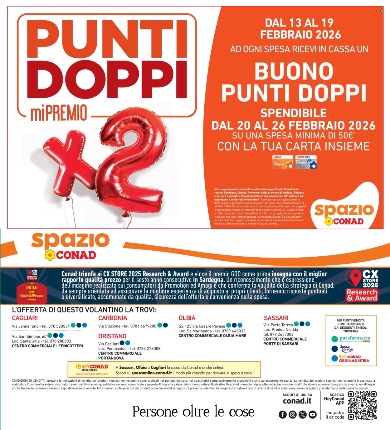 Volantino Spazio Conad - 13/2/2026 - 26/2/2026. Pagina 40