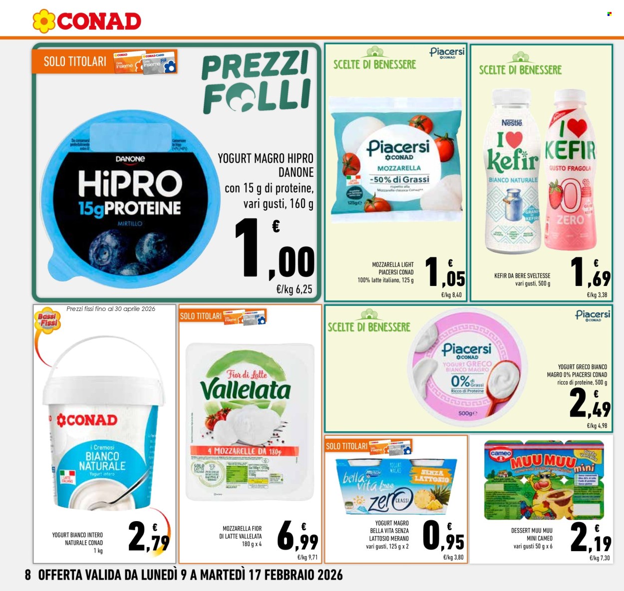 Volantino Conad - 9/2/2026 - 17/2/2026. Pagina 8