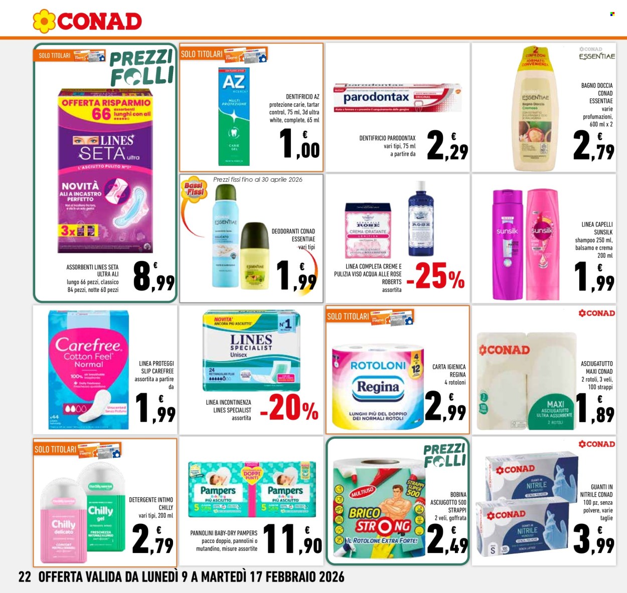 Volantino Conad - 9/2/2026 - 17/2/2026. Pagina 22