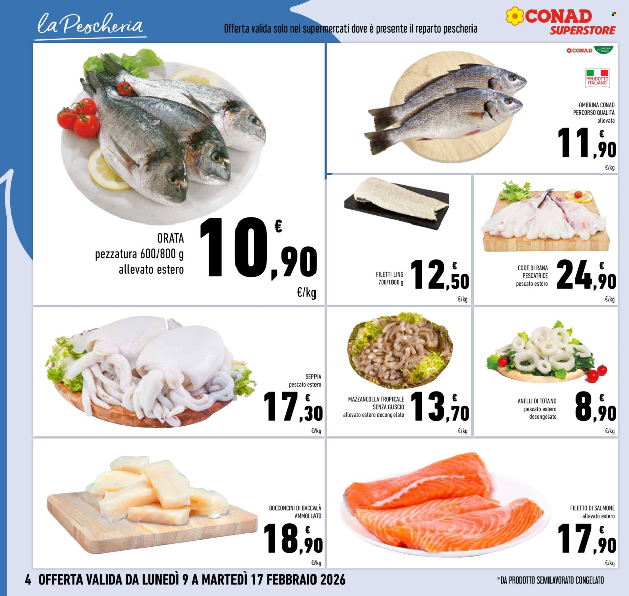 Volantino Conad Superstore - 9/2/2026 - 17/2/2026. Pagina 4