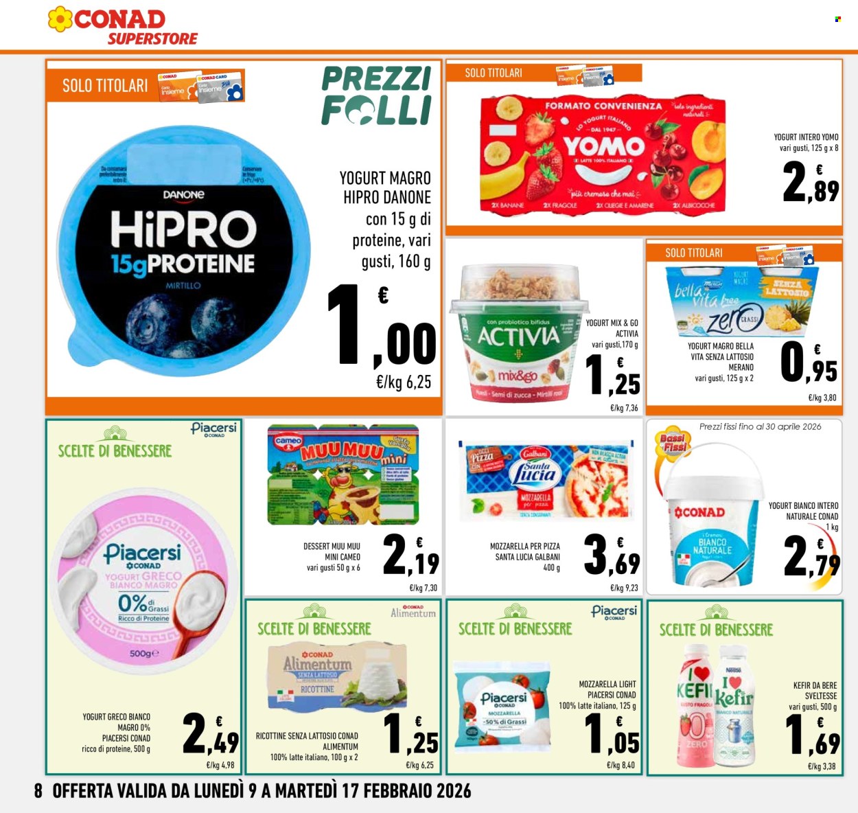 Volantino Conad Superstore - 9/2/2026 - 17/2/2026. Pagina 8