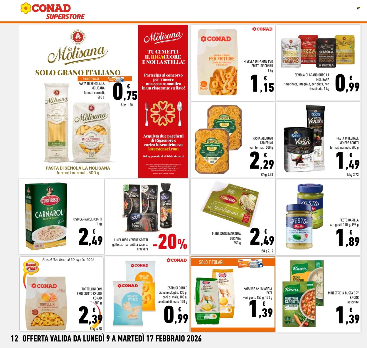 Volantino Conad Superstore - 9/2/2026 - 17/2/2026. Pagina 12