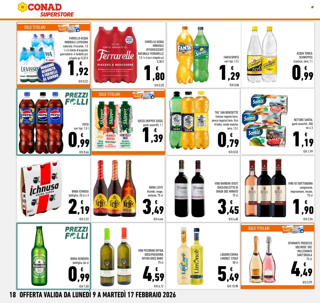 Volantino Conad Superstore - 9/2/2026 - 17/2/2026. Pagina 18