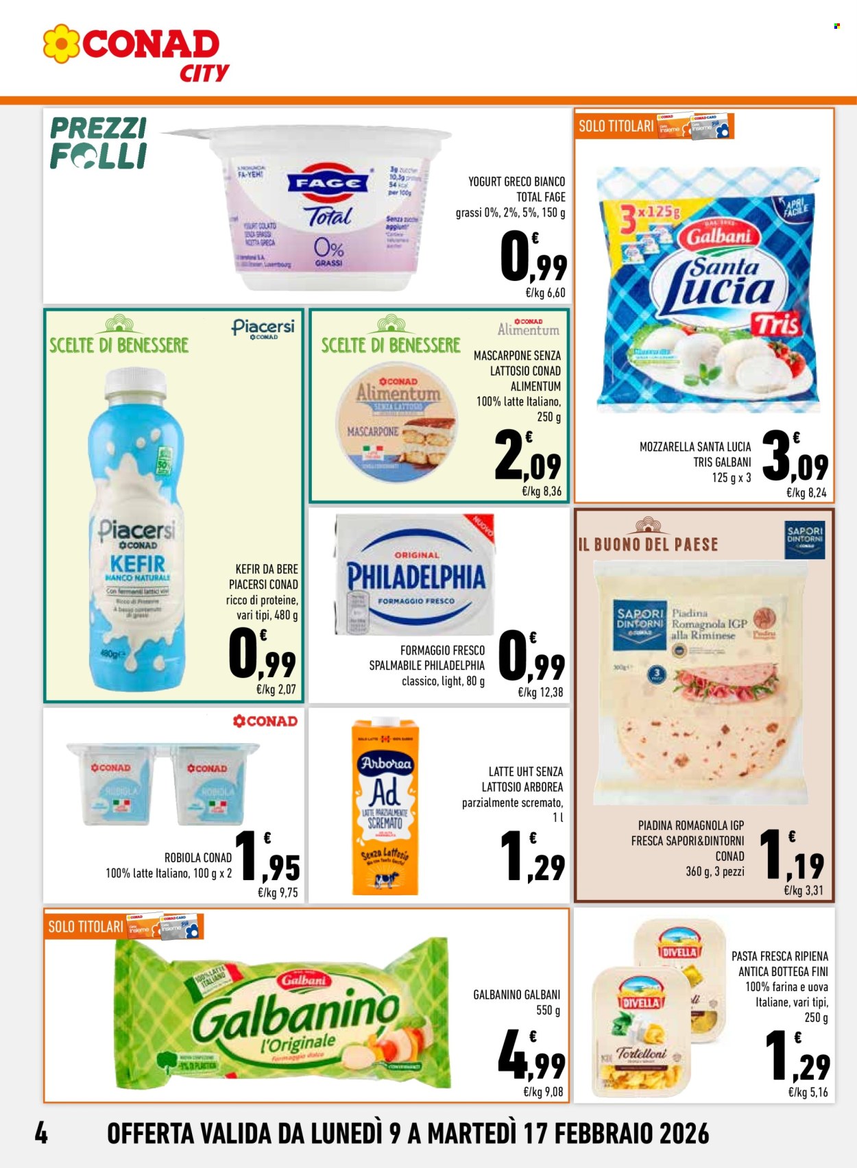 Volantino Conad - 9/2/2026 - 17/2/2026. Pagina 4
